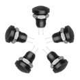 thumbnail image 1 of Larcele 8mm Mini Push Button Switch Waterproof Momentary Metal DIY Switch JSANKG-16,5 Pieces(Black), 1 of 4