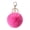 Bright rose red, variant on Yammee Soft Fuzzy Key Ring 8cm Pompon Women Fashion Accessory Gift Pompoms Keyring
