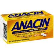 Anacin Anacin Tablets, 100 CT (Pack of 6)