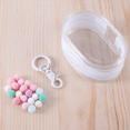 thumbnail image 4 of 4PCS Jewelry Organizer Transparent Storage Box Pouch Box Keychain Bag Storage Case Thicken Wallet Cute Doll Bag, C, 4 of 5