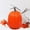 Orange, variant on 9.1Inch Large Artificial Pumpkins DIY Decorative Foam Pumpkins Cute Fake Pumpkins for Hallween Autumn Harvest Home Decorations (White)