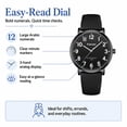 thumbnail image 5 of Women’s Quartz Watch with Minimalist Large Dial, Silicone Strap,Waterproof Watch for Woman,Birthday Gift for Woman, 5 of 8