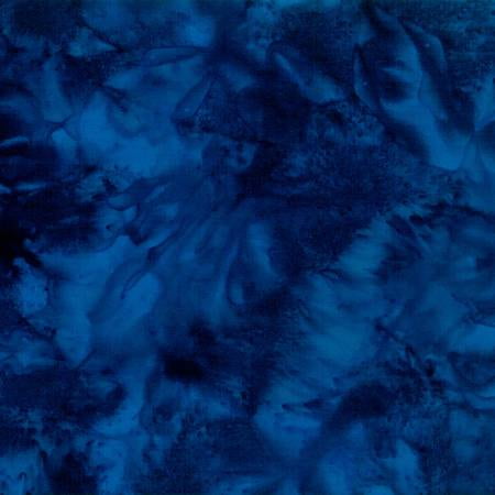 Sapphire Watercolor - Batik - Blue Fabric - Hoffman - 1895H 230