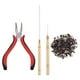 thumbnail image 4 of Extensiones de cabello shamjiam Anillos de microanillo 5 mm Aguja de extensión de cabello, 4 of 6