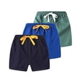 thumbnail image 2 of JOANKDMI 3-Pack Toddler Girls Casual Shorts Kids Summer Elastic Waist Play Shorts with Cute Ribbon Bowknot Lightweight Lounge Clothes for Little Girls Daily Wear, 2 of 9