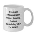 thumbnail image 2 of Funny Database Administrator Gifts from Friends to Database Administrator White Coffee Mug for Christmas, 2 of 4