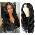 thumbnail image 3 of V Part Wigs For Black Woman Human Hair Human Hair Wigs Body Wave Wig Upgrade U Part Wigs 30inch 250 Density 10A, 3 of 7