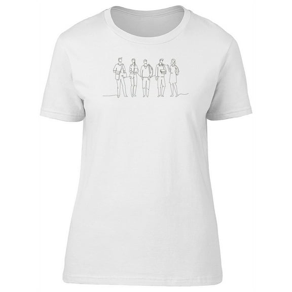 Cool Students Sketch Tee Women's -Image by Shutterstock