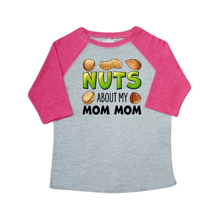 

Inktastic Nuts About My Mom Mom Peanut Almond Pistachio Gift Toddler Boy or Toddler Girl T-Shirt