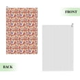 thumbnail image 2 of Kdxio Corgi Head with Floal Pattern Golf Towel (24" X 16") with Carabiner Clip - The Convenient Golf Cleaning Towel, 2 of 8
