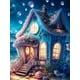 thumbnail image 1 of Dream Castle Landscape Diamond Mosaic Beautiful Sea Shell House DIY Diamond Painting New Arrival Embroidery Cross Stitch PP5014Square 35x45cm Gao Jinjia LED, 1 of 2