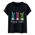 thumbnail image 5 of Camiseta de Cuello Redondo de Impresión de Pascua de Moda de Primavera Y Verano para el Uso Diario, 5 of 5