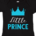 thumbnail image 4 of Inktastic Prince, Little Prince, King, Crown, Baby Boy Boys Baby Bodysuit, 4 of 5