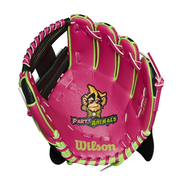 Wilson 2024 A200 EZ Catch™ Party Animals™ 10” T-Ball Glove - Hot