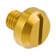 thumbnail image 1 of Tapones de agujero para espejo de motocicleta M8 Universal de Unique Bargains, tornillos, tapas de bloqueo, cubiertas, tono dorado negativo, 1 of 7
