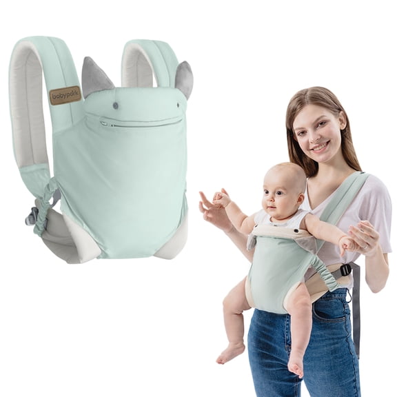 Baby Carrier for Infants, Adjustable Front Facing Baby Carrier with Waist Support, Lightweight Hands-Free Baby Holder
