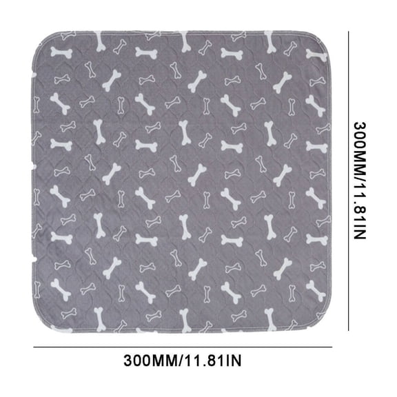 Lunxisen 1 Pcs Washable Pee Pads for Dogs and Cats, New Super Absorbent Reusable Dog Pads Pet Puppy Training Pads, Waterproof, Non-Slip and Leak-Proof Potty Pads(30*30cm)