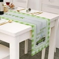 thumbnail image 2 of Easter Table Runners 13x70 Inches  Bunny Gnomes Linen Burlap Happy Easter Table Runners for Kitchen Holiday Party, 2 of 4