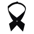 thumbnail image 5 of Pajarita cruzada japonesa y coreana, uniforme profesional de anfitrión del campus con cuello jk y flores para hombres y mujeres, 5 of 5