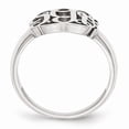 thumbnail image 2 of Solid 925 Sterling Silver Monogram Signet Ring Band Size 9, 2 of 4
