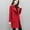 Red, variant on Munlar Womens Rain Jacket- Work Solid Vintage Winter Office Long Sleeve Button Woolen Raincoat for Women Clearance
