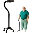 thumbnail image 1 of Bastón Bariátrico 4 Apoyos Ajustable | Soporte hasta 180kg | Acero | Mango Ergonómico Ambidiestro | Adultos Mayores y Obesidad, 1 of 9