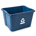 thumbnail image 4 of Gracious Living Medium Curbside Blue Box 17 Gal Home Recycling Bin (6 Pack), 4 of 11