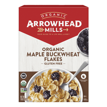 Arrowhead Mills Organic Maple Buckwheat Flakes 10 oz Pkg