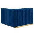 thumbnail image 3 of Conjure Channel Tufted Performance Velvet Right-Arm Chair, 3 of 6
