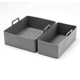 thumbnail image 1 of 2 Pcs Doublures Carrées Réutilisables en Silicone pour Friteuse à Air Chaud, Plateau de Cuisson Réutilisable de Qualité Alimentaire, Accessoires pour Friteuse à Air Double Zone Four Friteuse à Air Accessoires Micro-Ondes, 1 of 5