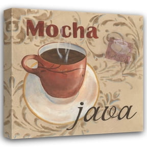 Paige Davis 20x20 Gallery Wrapped Canvas Wall Art Titled - Mocha Java