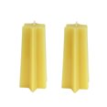 thumbnail image 4 of Beeswax Tapered Star Pillar Candle Sets - 6 Point, 4 of 6