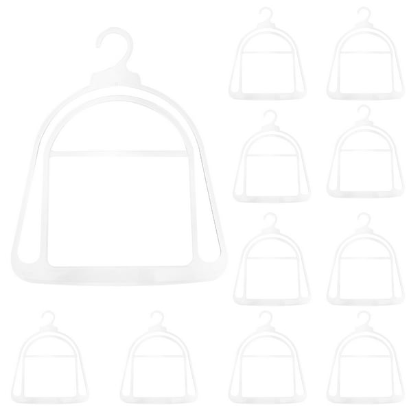 10 colgadores de sombreros, organizadores de gorros de lana, soportes de plástico para gorros de lana para armario