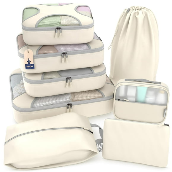 Set Shacke de 8 unidades, organizador ligero para viajes, de Packing Cubes