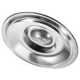 thumbnail image 2 of Couvercle Universel en Acier Inoxydable 10cm Mini Couvercle de Bol en Acier Inoxydable Couvercle de Pot de Cuisson Couvercle de Bassin à Assaisonnement Remplacement de Couvercle de Batterie de Cuisine, 2 of 8