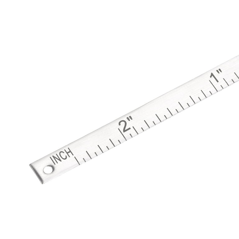 Center Finding Ruler 2-Inch Table Sticky Adhesive Tape Measure, Aluminum Track Ruler (from The Middle), Size: 150, Silver