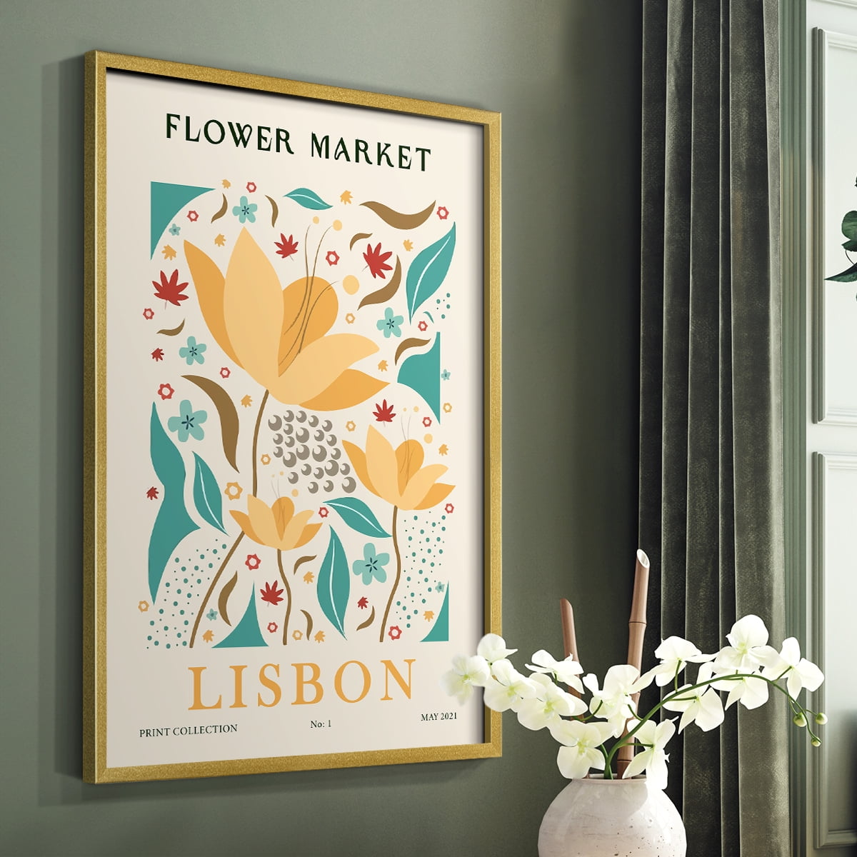 Matisse XL Framed Print - Solid Wood