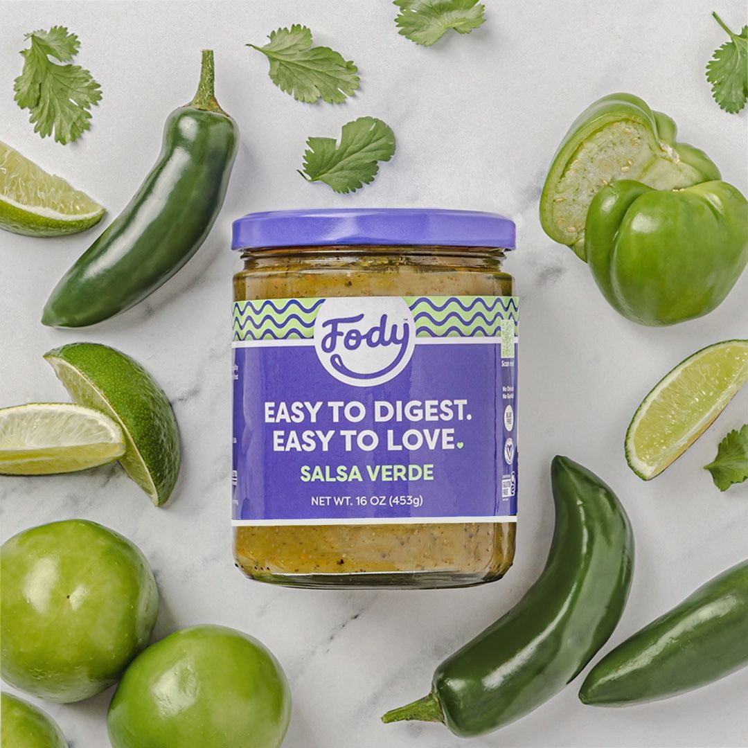 (3 pack) Fody Foods Gluten-Free Salsa Verde, , Shelf-Stable, 16oz Jar