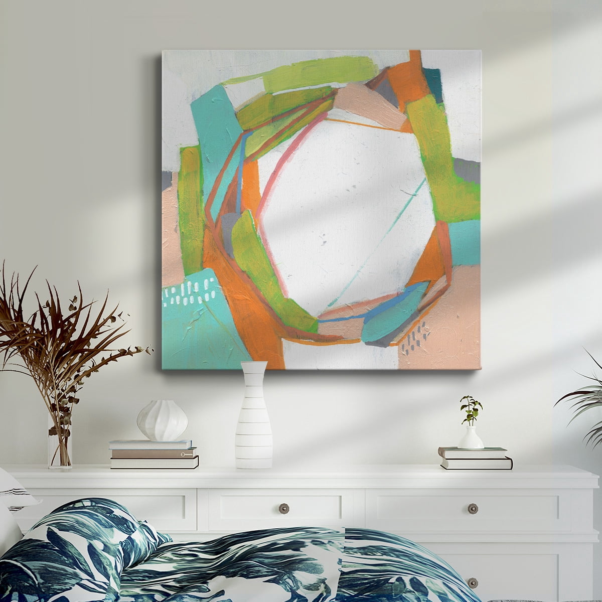 Wexford Home Candy Whorl II-Premium Gallery Wrapped Canvas, 32" x 32" - Ready to Hang