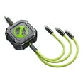 Avdolw 3in1 Mecha One Expandable Fast Charging Cable with Nylon