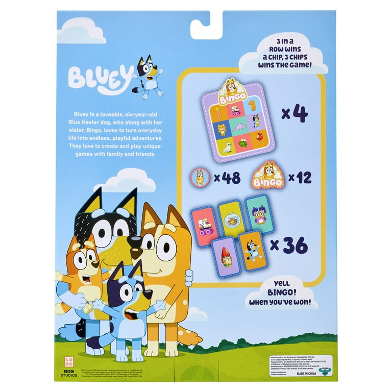 Bluey, Bingo's Matching Game Match Pictures of Bluey Bingo's