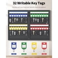 thumbnail image 3 of Soporte de pared para llaves Uniclife de 32 posiciones con soporte para llaves, 3 of 7