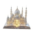 thumbnail image 3 of Decoración acrílica para Ramadán, soporte de escritorio plano 2D para coleccionar obras de arte con base estilo F, 3 of 8