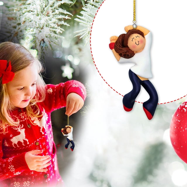 Adornos navideños Tarjeta de listado irregular de madera de Navidad Decoración de árbol de Navidad de madera Wmkox8yii gf6609