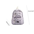 thumbnail image 2 of Bow Print School Backpack Lightweight Casual Daypack with Multi Pockets and Zipper Closure for Students Travel Daily Use, 2 of 5
