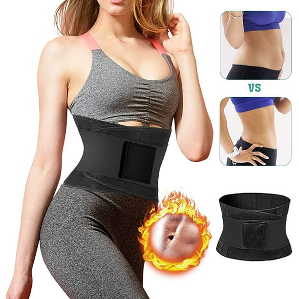 Ceinture de sudation KSCD pour femme, ceinture de sauna pour entraînement  et graisse du ventre 
