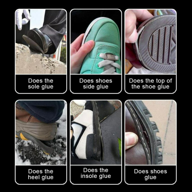Generic TEOYAFLY Shoe Glue: Slowly-Dry Professional Grade Shoe Repair Glue,Clear,4-Ounce Tube(2oz*2)