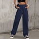thumbnail image 1 of WILLBEST Pantalones Casuales para Mujer, Pierna Ancha, Alta Elasticidad, Pierna Recta, Traje Cómodo, Ropa Informal para el Día a Día. Mediana, 1 of 4