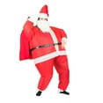 thumbnail image 2 of Christmas Xmas Santa Inflatable Costume for Adults (One Size), 2 of 5