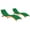 Green, variant on vidaXL Sun Loungers 2 pcs with Cushions Solid Acacia Wood